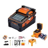 Mesin Sambung Serat Optik Telelink Hot Sale Ai-9 Otomatis Core to Core Fusion Splicer 6 Motor, Peralatan Serat Optik Berkinerja Tinggi