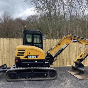 Equipo de Movimiento de Tierras, Miniexcavadora Sany Sy50u en Excelentes Condiciones y a Bajo Precio, Máquina Original de China, Excavadora Sany Sy50u - Product Image 1