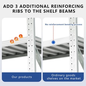 סל רץ ערימה & shelves260kg קיבולת מטען המשמש לאחסון מתכת מחסן - Product Image 5