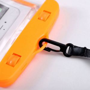 Pochette de téléphone portable étanche IPX-8 en PVC fluorescent, sensible au toucher, 19x10.8cm, pour la natation, pour téléphones jusqu'à 7.2 pouces, vente en gros usine - Product Image 6