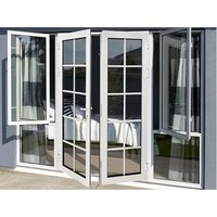Nouvelle porte d'entrée principale pivotante en aluminium moulé, style français simple, pour villa américaine