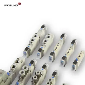 Válvula Solenoide Neumática de Aire de <span class=keywords><strong>2</strong></span> Posiciones y <span class=keywords><strong>5</strong></span> Vías Tipo <span class=keywords><strong>SMC</strong></span>, Serie SY5120, Serie SY, CC 24V, SY5120-5DZ-C8 - Product Image 5