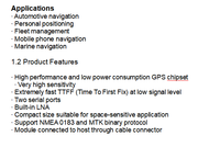 Module d'antenne GNSS de précision standard StrongFirst GPS, QZSS, GLONASS, Galileo