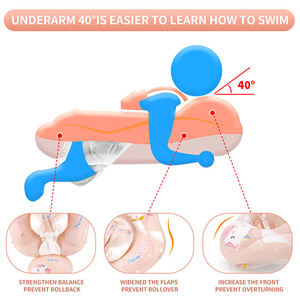 ห่วงยางว่ายน้ำเด็กแบบเป่าลมพร้อมหลังคาบังแดดของเล่นน้ำ - Product Image 3