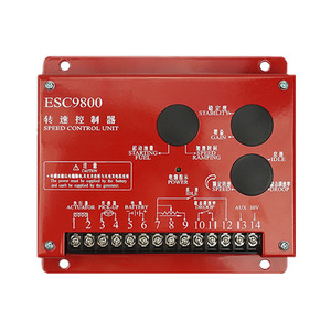 Populace Esc9800 Diesel Generator Actuator Kit Aluminum Alloy 12V 24V Electronic Governor <b>Speed</b> <b>Controller</b> - Product Image 4