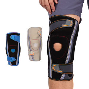 Aofit Genouillère en Nylon Épais et Néoprène, Soulagement de la Douleur, Respirante, Fermeture Auto-agrippante, Compression Réglable pour le Basketball et Tous Sports - Product Image 2