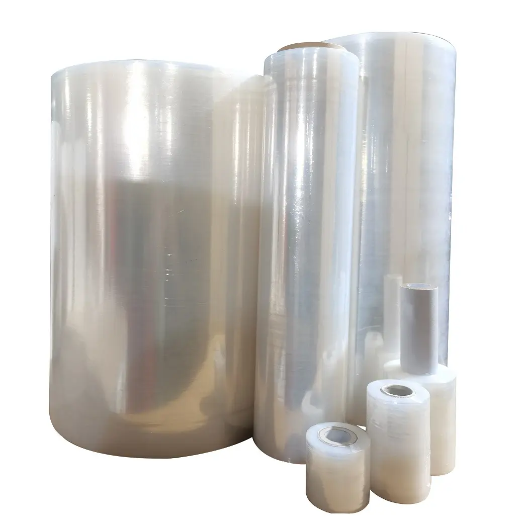 Thermische Schrumpf rate Schwarzer LLDPE-Stretch film, Stretch Wrap Jumbo Roll Stresh Film