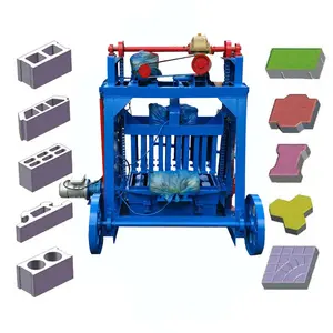 High Quality Miniature Burn Free Brick Machine Full Automatic Bricks Making Machine Concrete Block Machine