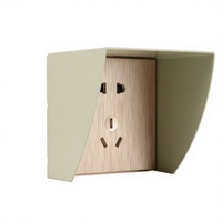 Caja Impermeable para Carga de Vehículos Eléctricos en Exteriores, Panel de Acero Inoxidable con 86 Interruptores y Enchufes, Base Universal de Montaje en Superficie