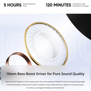 Auricolari Xiaomi Realme Ear Buds Q <span class=keywords><strong>Q2</strong></span>, Bluetooth 5.0, TWS True Wireless Stereo con Connessione Automatica Istantanea e Controllo Touch - Product Image 4