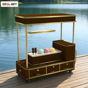 Camión de Comida de Helados de Fibra de Vidrio de 3 Ruedas Eléctrico Estándar de EE. UU. para la Venta de Paletas Italianas - Product Image 3