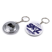 Insigne de bouton rond promotionnel ouvre-bouteille insigne de broche ronde imprimée par sublimation en fer blanc