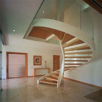 Escalier en bois avec escalier en colimaçon escaliers en bois garde-corps en verre