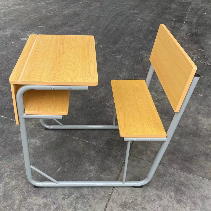 School Furniture - Conjoined Desks and Chairs for Students