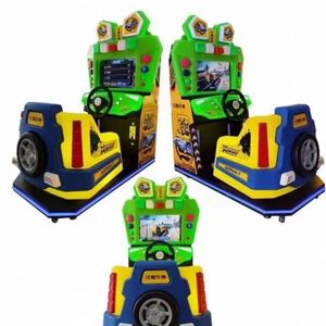 เครื่องเล่นเกมแข่งรถสำหรับเด็ก รุ่นใหม่ Crazy Car God เล่นคนเดียว อายุ 3 ปีขึ้นไป แบบหยอดเหรียญ เครื่องเล่นเกมแข่งกบเชิงพาณิชย์ - Product Image 4