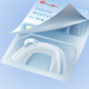 Bandes blanchissantes pour les <span class=keywords><strong>dents</strong></span> sans odeur, sans produits sensibles, en forme de U, sans danger pour l'émail, <span class=keywords><strong>blanchiment</strong></span> rapide, patchs blanchissants à marque privée - Product Image 1