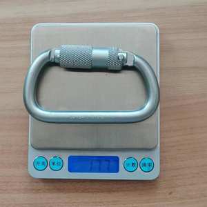 Carabiner Baja 30KN Bentuk D Ganda dengan Pengunci Otomatis, Bukaan 20mm, Jangkar Atap Permanen untuk Panjat Tebing, Pekerjaan Udara, dan Perlindungan Jatuh - Product Image 3