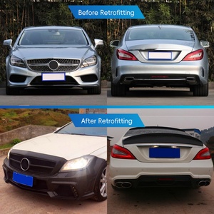 Nuevo Kit de Carrocería OUER W218 2010-2018 para Mercedes-Benz CLS, con Fijación por Pernos, Luces Antiniebla, Parachoques Delantero/Trasero, Guardabarros, Faldones Laterales, Ajuste Universal - Product Image 3