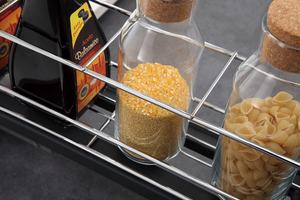 Cesta de alambre extraíble Unidad de base de <span class=keywords><strong>despensa</strong></span> de cocina Almacenamiento de cajones de <span class=keywords><strong>armario</strong></span> - Product Image 3