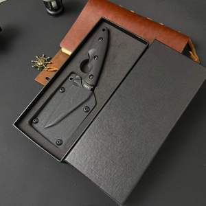 Cuchillo de hoja fija Full Tang 7Cr17MoV con anillo, mango G10, cuchillo táctico de caza, supervivencia y exterior con funda Kydex al por mayor - Product Image 5