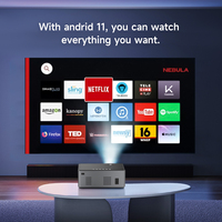 Vente en gros d'usine Projecteurs Full Hd 4K Home Cinéma Smart Tv Android 11 WIFI Projecteur de jeux vidéo Projecteur de téléphone portable pour l'extérieur