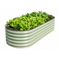 Jardinière surélevée facile à installer pour l'extérieur, la cour arrière, le patio, pour faire pousser des fleurs et des légumes