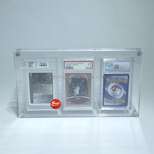 Espositore CGC Pokémon 2023 Personalizzato in Acrilico SHP Factory per Carte Classificate Magikarp, Blastoise & Suicune Ex Deck CLV, CLC, <span class=keywords><strong>CLB</strong></span> - Product Image 1