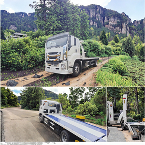 Grúa de Plataforma Plana Suzuki Giga 6x4 con Grúa Plegable Dongfeng de 12 Toneladas para Rescate de Emergencia en Carretera - Product Image 2