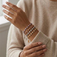 Pulsera de Zirconia Lujosa y Elegante, Chapada en Oro de 18K, de Acero Inoxidable, Joyería Impermeable para Mujer, Regalo que No se Desvanece