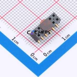 TLE-106-01-G-DV-A-K-TR Pin Socket SMD,P=2mm Connector 2mm 2mm Square Hole Vertical Mount - Product Image 1