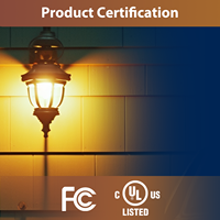 Ampoule LED A15 de haute qualité 8W 1100LM Haut Lumen 120V Verre transparent Lampes à filament LED Utilisation pour la maison Hôtel Certifié UL CUL
