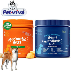 Bác sĩ thú y sức mạnh rắn poop hỗ trợ Cắn gà hương vị mềm nhai tiêu hóa Phân thận Probiotics sức khỏe vật nuôi bổ sung cho chó - Product Image 5