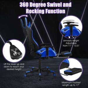 Wholesale Bulk Supply Zero Gravity Massage Ergonomic Professional Gaming <strong>Chair</strong> <strong>with</strong> Massage Lumbar Pillow Headrest Support - Product Image 6