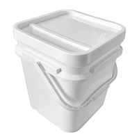Vente en gros d'usine de qualité alimentaire 2L 5L 10L 20L 25L mondo llama kit de seau en plastique conteneur de stockage seau en plastique
