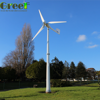 Éolienne 5kw pour le prix du toit énergie éolienne moulin à électricité générateur de puissance turbine5kw 10kw 20kw 30kw