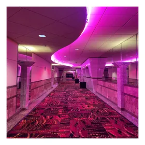 切绒面纤维彩色簇绒地毯热销高密度酒店客房影院地毯