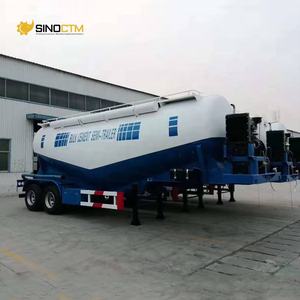 รถพ่วงบรรทุกซีเมนต์แบบถังเหล็กทรงวี ขนาด 40 ลูกบาศก์เมตร 2 เพลา ราคาถูก สำหรับขาย - Product Image 5