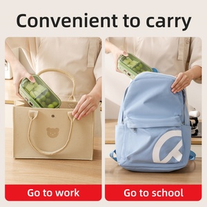 Support Oem Creative <b>Lunch</b> <b>Box</b> Cute Cartoon <b>Compartment</b> Take Out Container Food Kitchen <b>Lunch</b> <b>Box</b> for Adults & Kids - Product Image 5