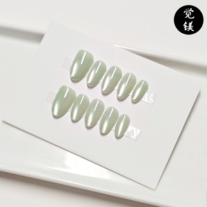 <span class=keywords><strong>Uñas</strong></span> Postizas Hechas a Mano de Alta Calidad al por Mayor, 10 Piezas, Puntas Cortas/Largas Personalizadas, Cuadradas, Almendradas, Stiletto - Product Image 4