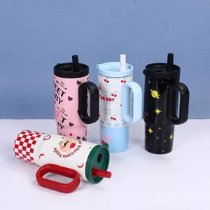 C322 Nuova <span class=keywords><strong>Tazza</strong></span> Termica di <span class=keywords><strong>Grande</strong></span> Capacità 750Ml, Design Elegante, <span class=keywords><strong>Tazza</strong></span> da Caffè in Acciaio Inox per Ragazze, Bicchiere Portatile con Manico - Product Image 2