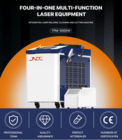 Machine de soudage laser à fibre portative haute puissance 4-en-1 (soudage, découpe) 1500W pour l'élimination de la rouille, de la peinture et de l'huile, résistante à l'eau