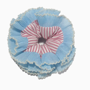 Diadema con coletas para niña, cinta para el pelo con bloques de color, accesorios elegantes para el cabello - Product Image 1