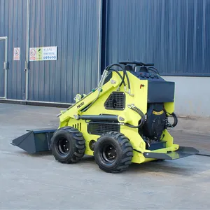 Free Delivery Mini Skid Steer Loader Electric China Diesel Mini Skid Steer Wheel Loader For Sale