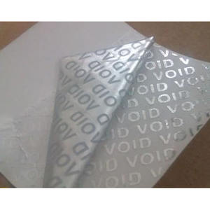 Ruban de sécurité anti-effraction <span class=keywords><strong>personnalisé</strong></span>, garantie nulle, bleu, vente en gros, usine de haute qualité, une fois retiré, il laissera un texte « VOID » - Product Image 3