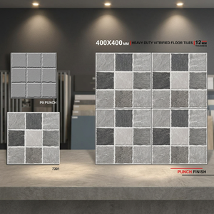Carreaux de sol en porcelaine numérique antidérapants finition mate 40x40cm, pour extérieur, usage intensif - Product Image 4