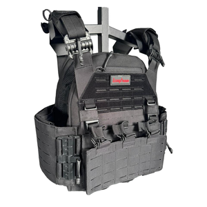 Gilet Tattico a Sgancio Rapido con Protezione Corporea Taglio Laser, Porta Piastre Molle, Attrezzatura Tattica per Difesa Personale - Product Image 4