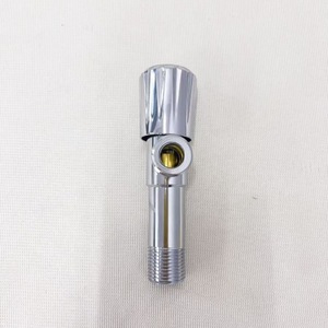 Robinet d'angle allongé en acier inoxydable électroplaqué 1/2 po 11 cm pour utilisation avec l'eau - Product Image 3