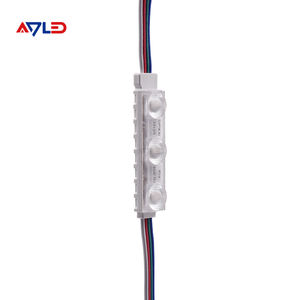 Módulos LED RGB de 12V, 3 luces, impermeables, flexibles, para interiores, coloridos, para publicidad, 0.72W, módulo LED RGB RGBIC para señalización - Product Image 6