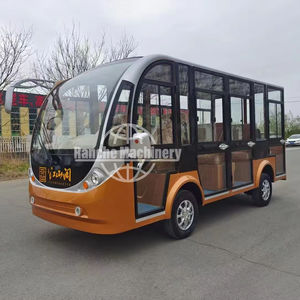 High Quality <b>72V</b> Electric Sightseeing Station Wagon Energy Saving 8 Lead Acid <b>Battery</b> Environmentally Protected 4-17 Seats - Product Image 1
