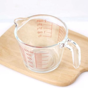 Bán Buôn 500Ml Borosilicate Glass Đo <span class=keywords><strong>Cup</strong></span> Đo Jug Với Xử Lý - Product Image 5